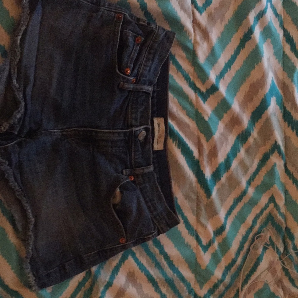 denim shorts